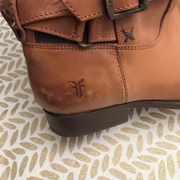 Frye Melissa Cognac Tall 8 1/2 Boots - Picture 9 of 10